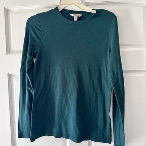 Bananna Republic rayan wool blend, long sleeve shirt